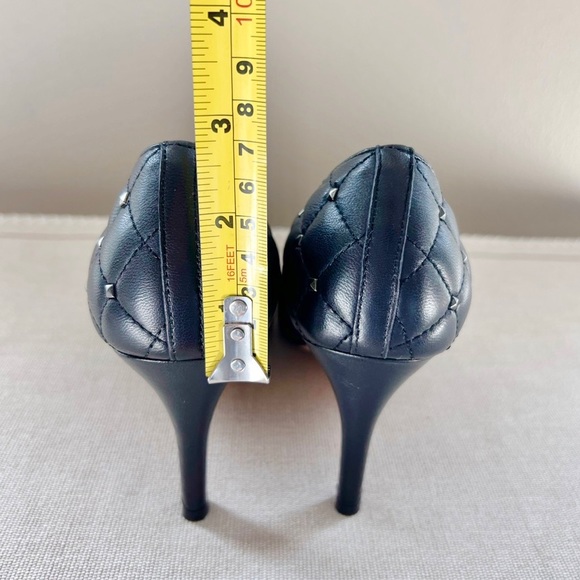 VENALi 8.5 Leather Rock Studded Stiletto Heels - Picture 10 of 13